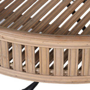 Eclectic Bamboo Side Table